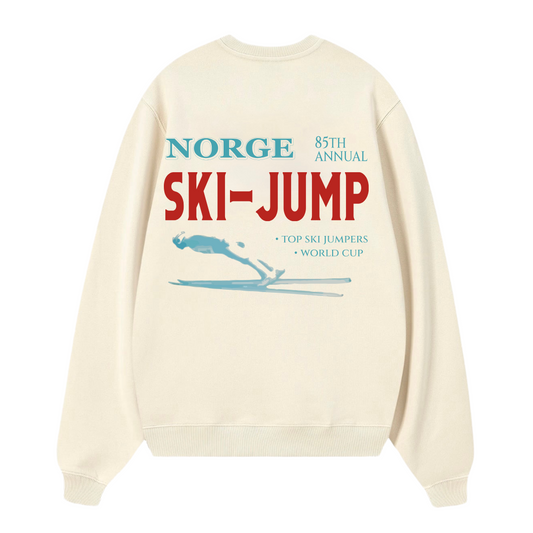 Sudadera beige SKI-JUMP