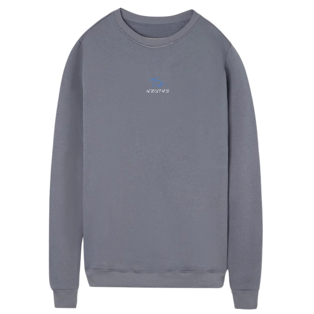 Sudadera  gris oscuro St. Moritz