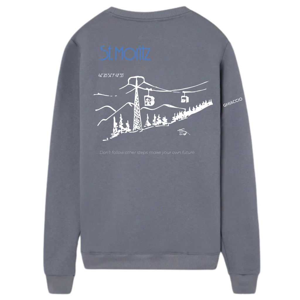 Sudadera  gris oscuro St. Moritz