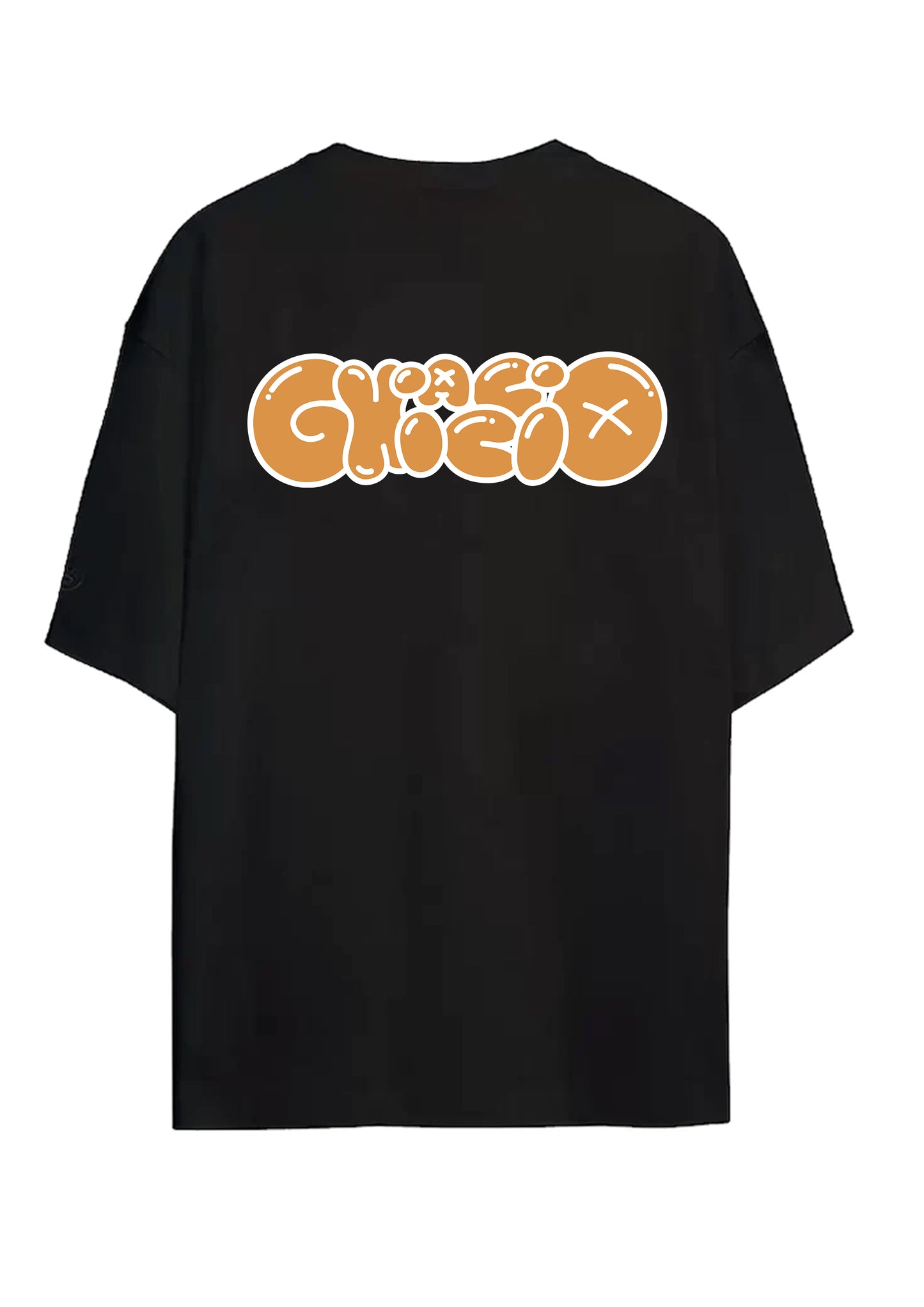 Camiseta negra Bubble